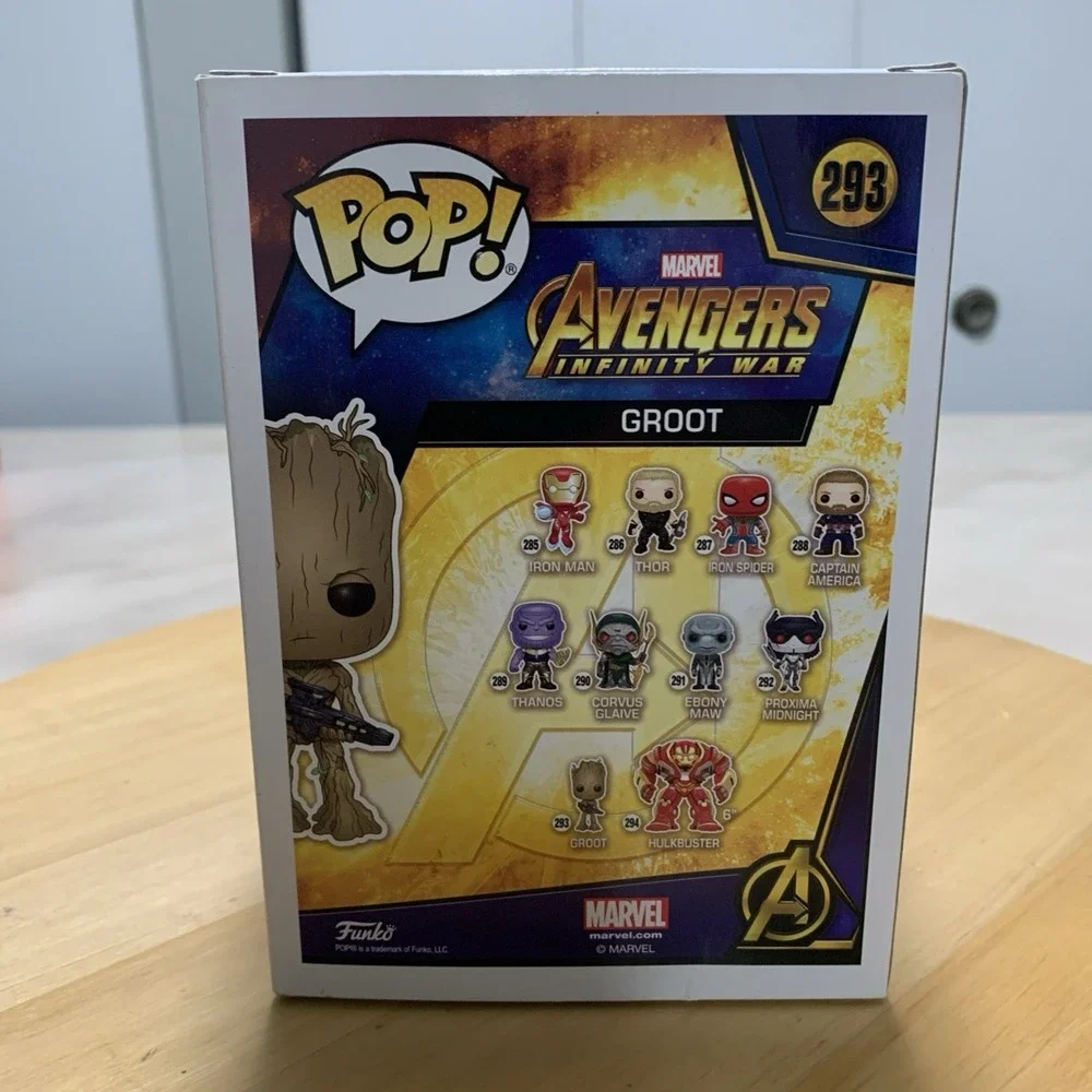 Funko Marvel Avengers Infinity War Groot Pop! Vinyl Bobblehead Figure #293